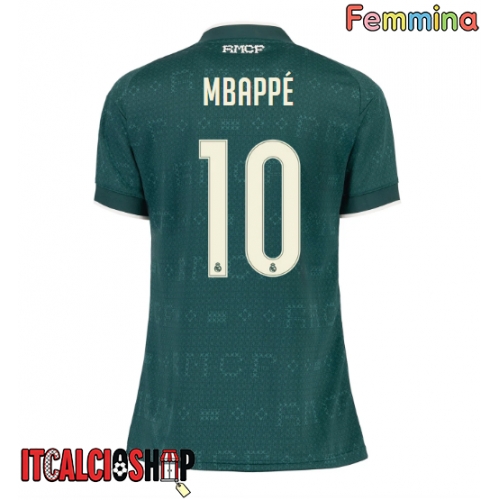 Real Madrid Kylian Mbappe #10 Seconda Maglia Femmina 2026-27 Manica Corta